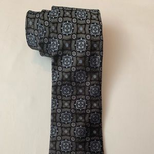 Ike Behar woven silk tie